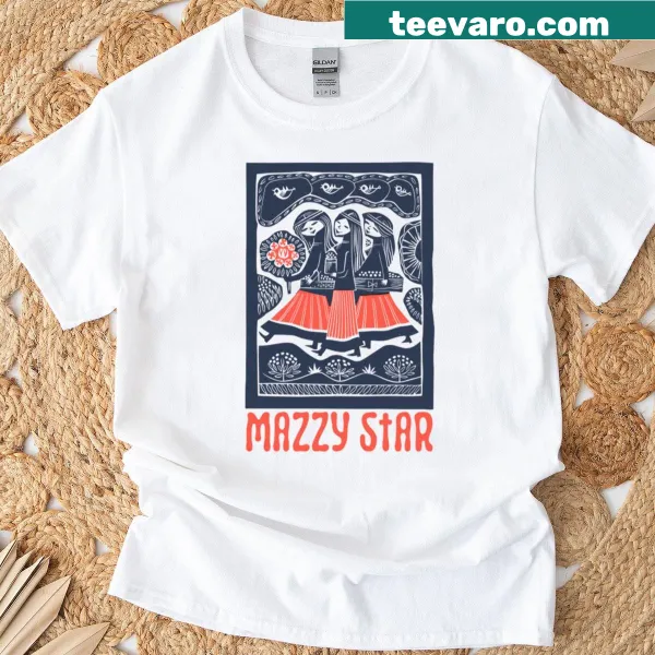 Active T-shirt featuring psychedelic fan art inspired by Mazzy Star