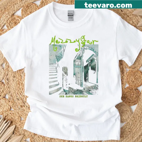 Dreamy design inspired by Mazzy Star on T-shirt