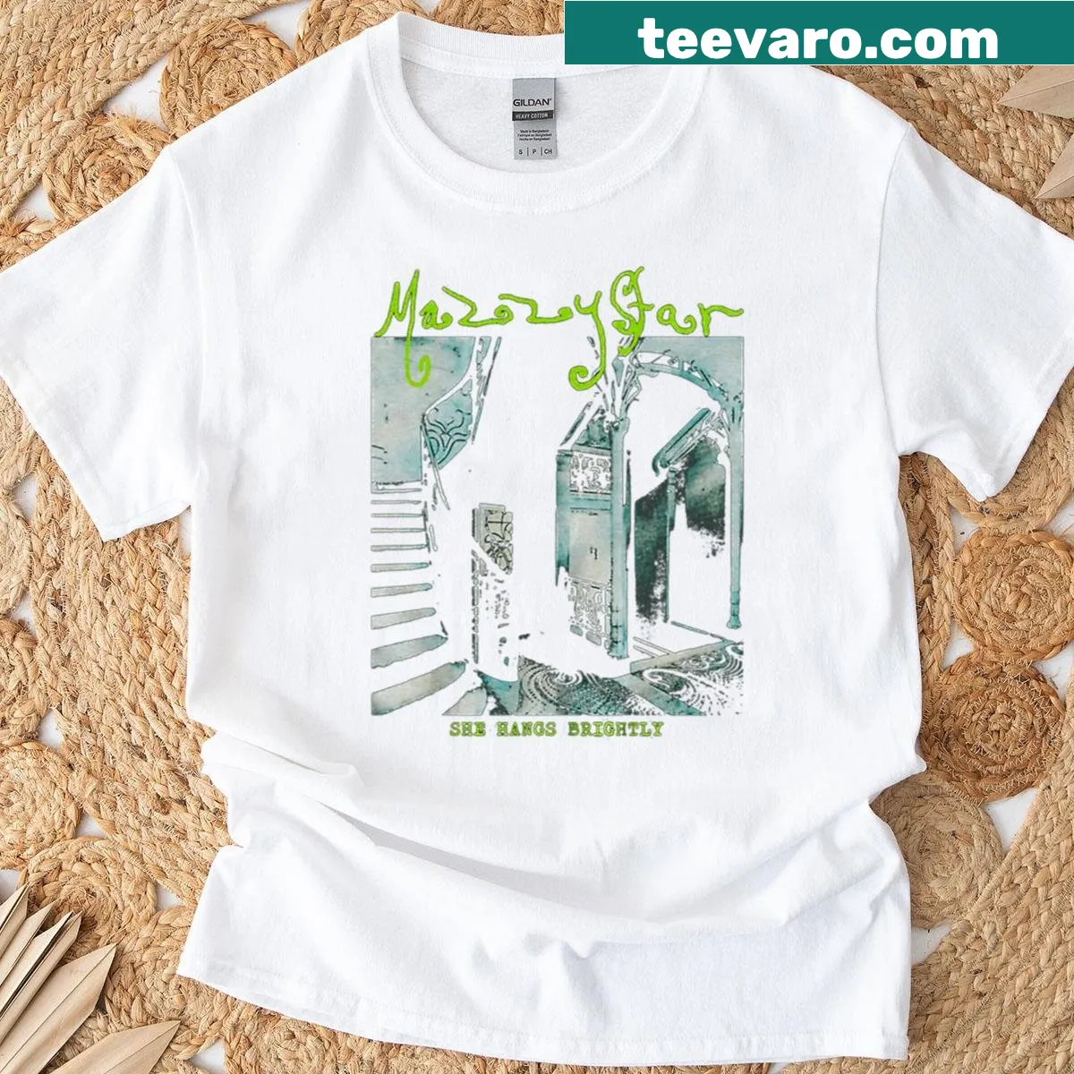 Dreamy design inspired by Mazzy Star on T-shirt — on a men's t-shirt