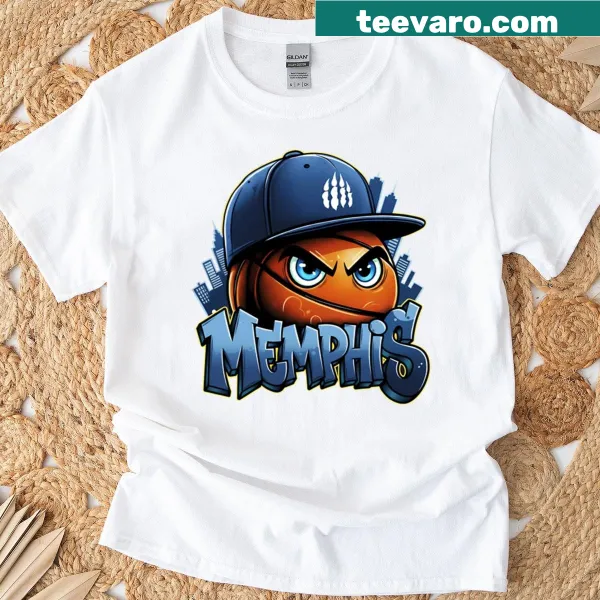 Memphis Basketball graphic T-shirt celebrating the city's basketball culture