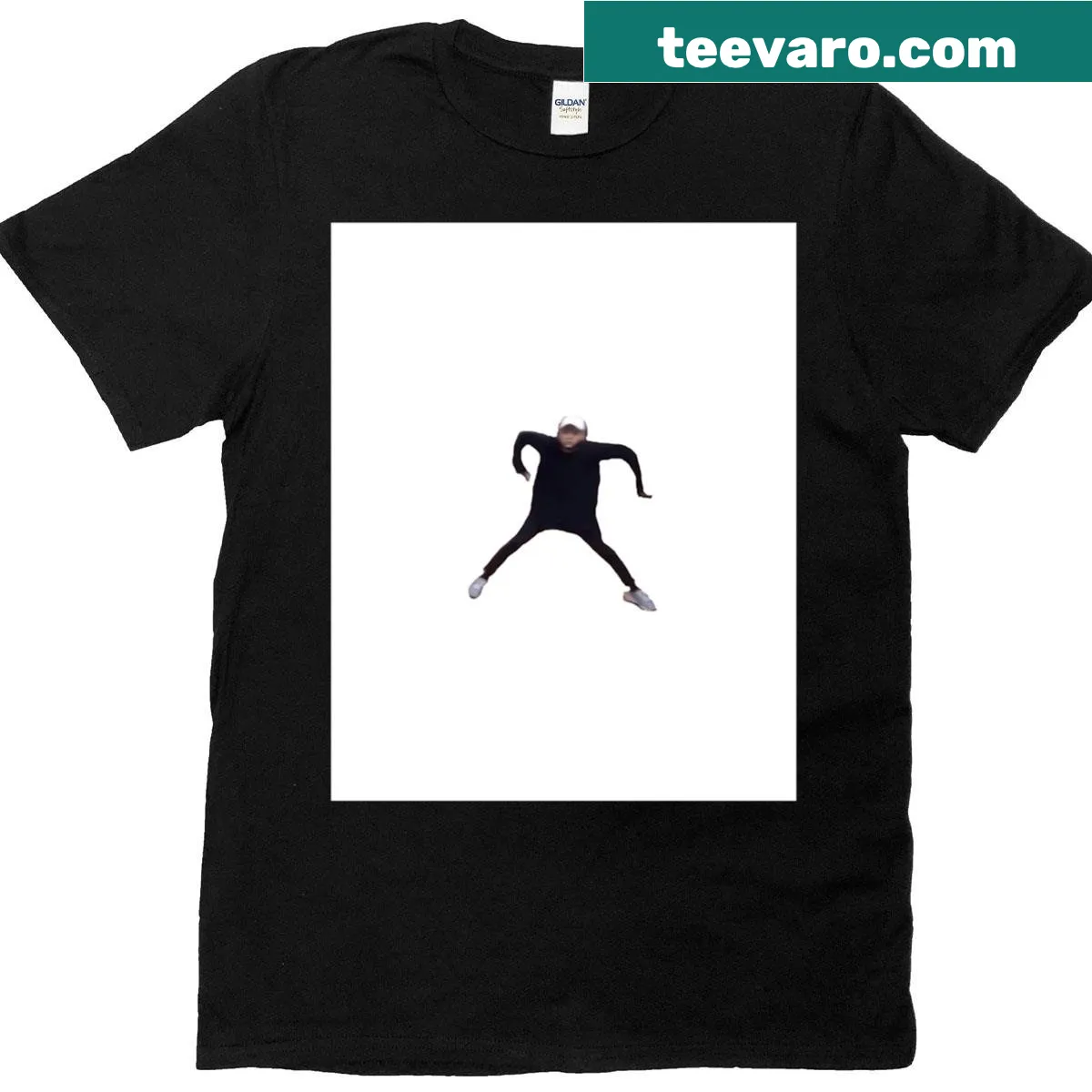 Graphic shirt featuring playful illustration of noodles — on a men's t-shirt