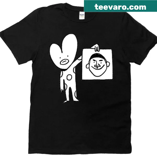 Illustrative T-shirt design featuring Ransom Boy concept for kids