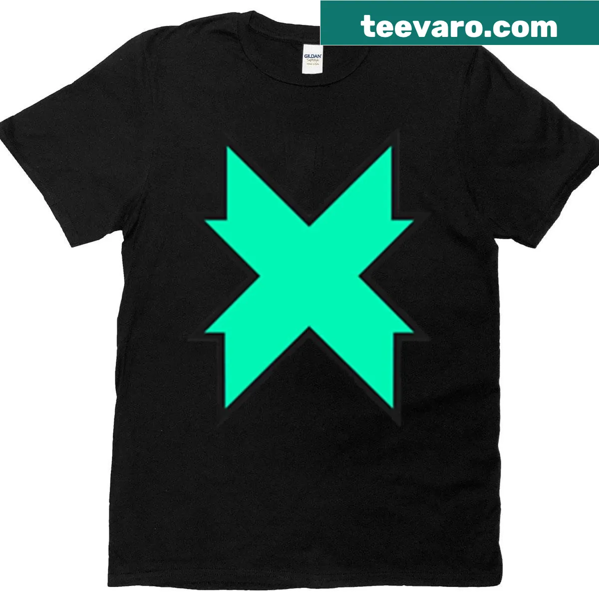Outline design T-shirt featuring Rex X Crystal from Xenoblade Chronicles 2 — on a men's t-shirt