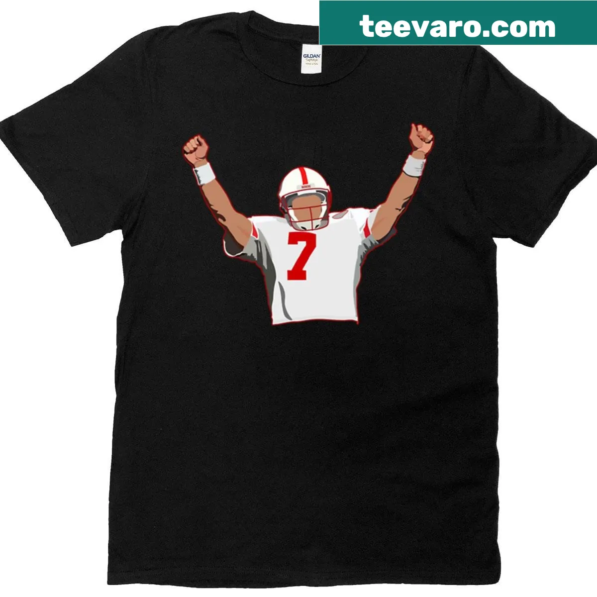 Scott Frost illustration on an oversized t-shirt — on a men's t-shirt