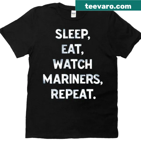 Seattle Mariners emblem featured on a fan T-shirt for women.