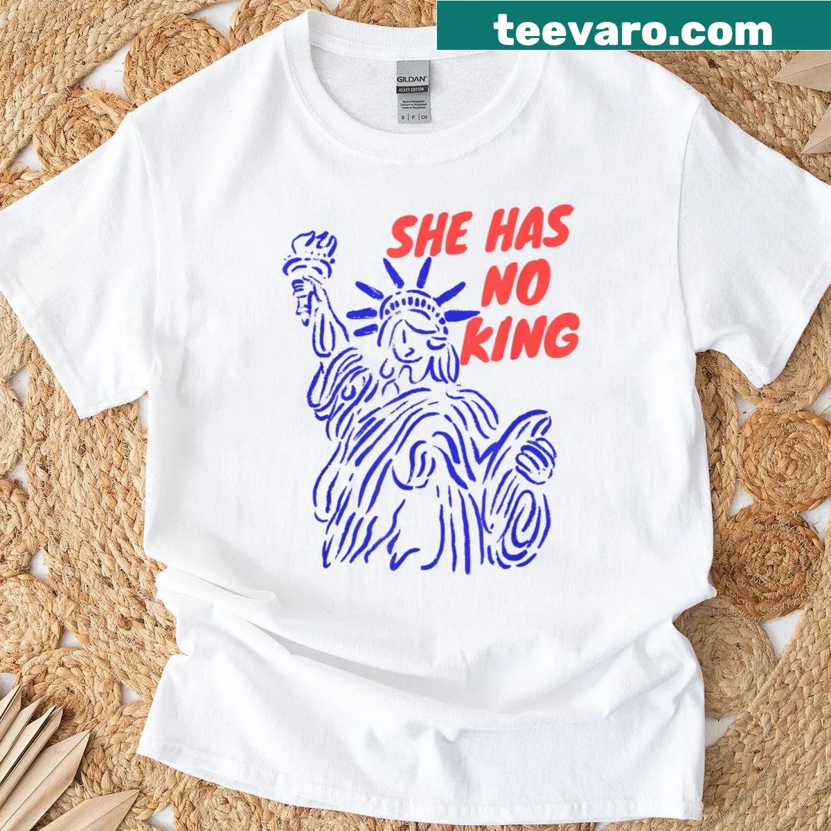 Empowering T-shirt with bold statement for independence — on a men's t-shirt