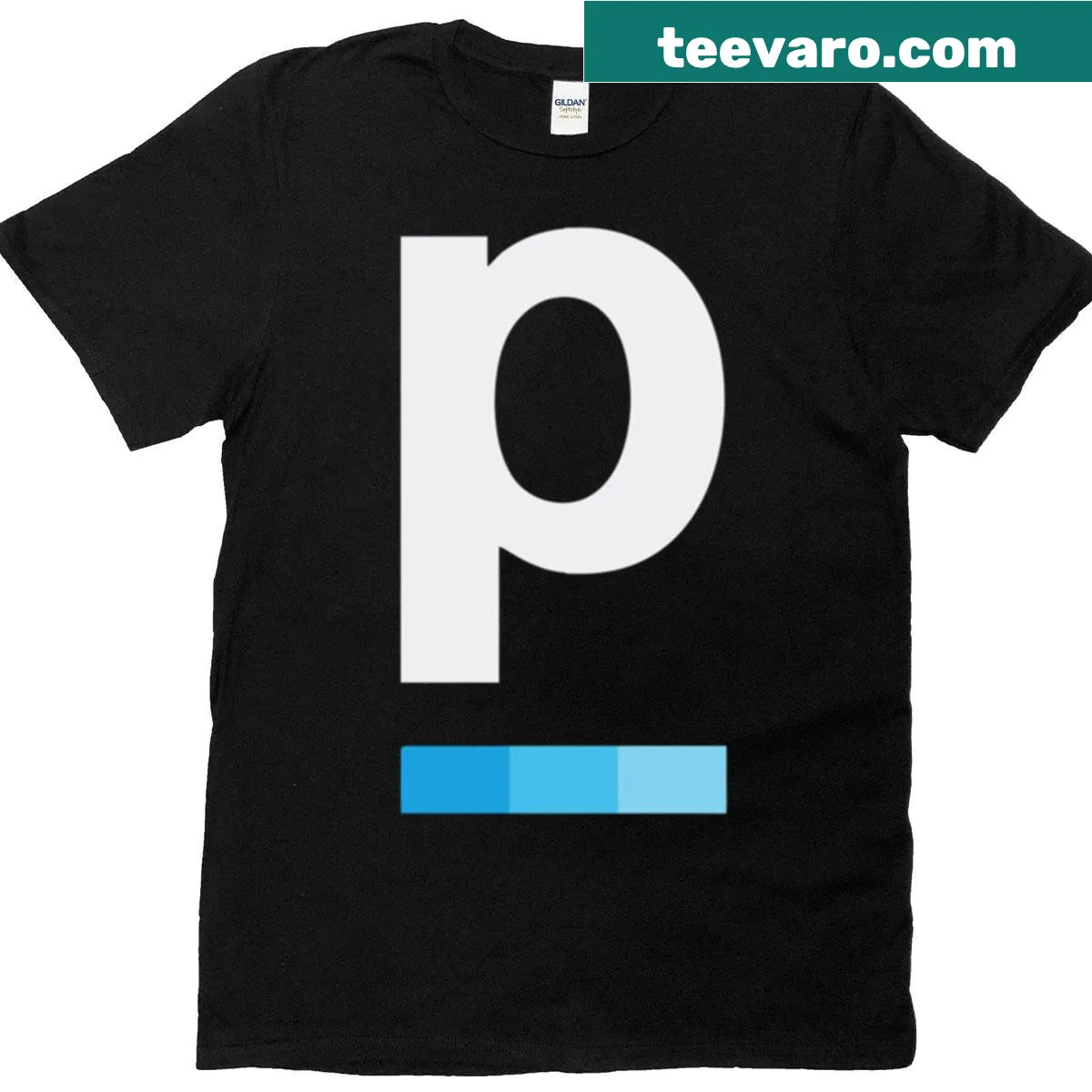 Silhouette of a city skyline at dusk on a T-shirt — on a men's t-shirt