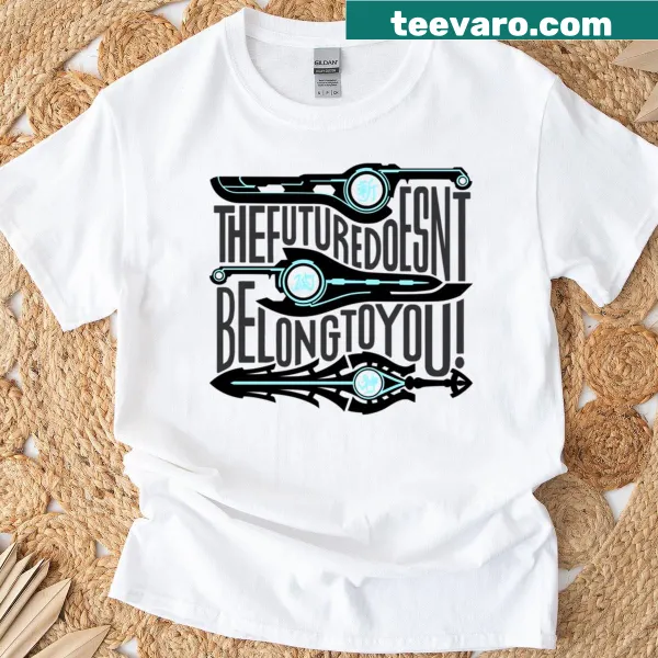 Inspirational future-themed typographic T-shirt