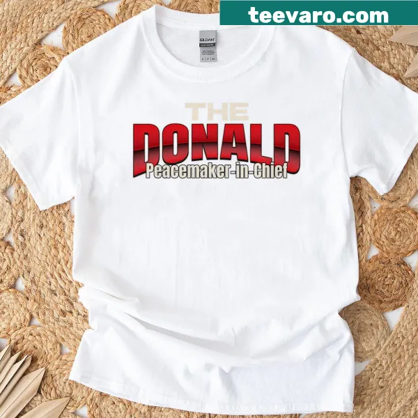 Trump peace graphic shirt with slogan