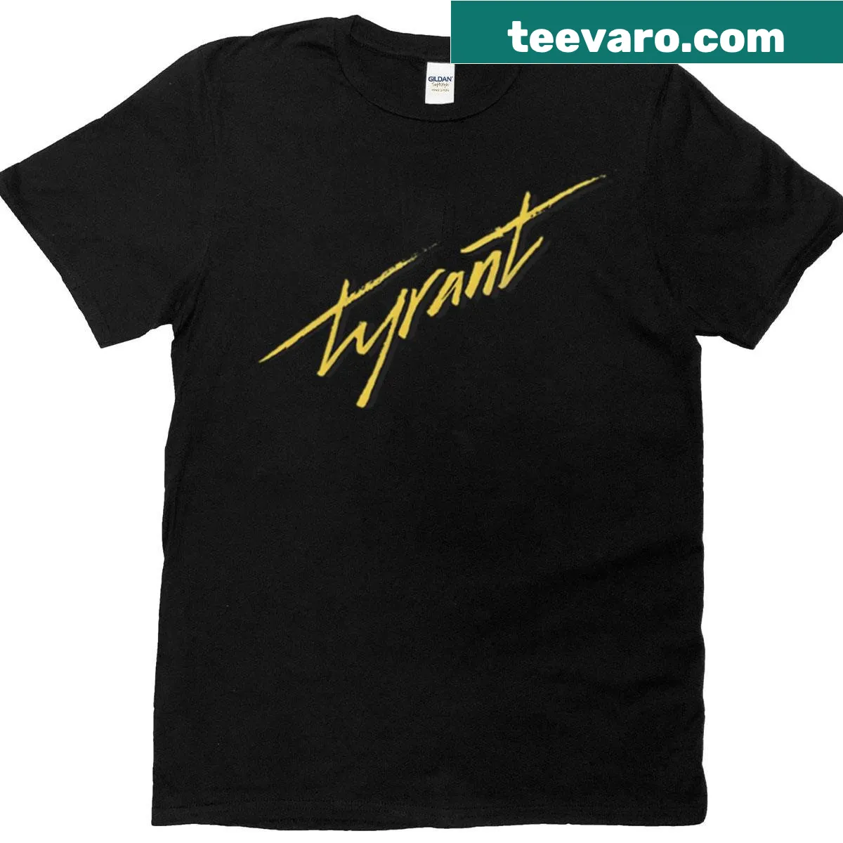 T-shirt featuring 'Tyrant' by Kali Uchis — on a men's t-shirt