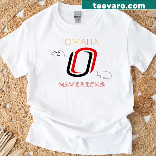 University of Nebraska at Omaha logo oversized t-shirt