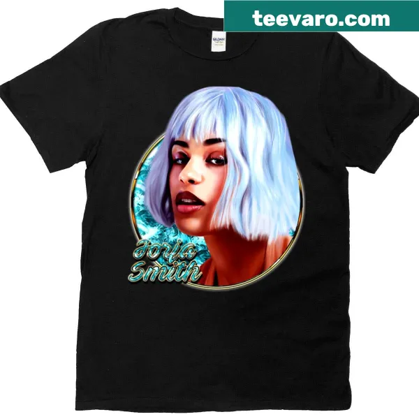 Vintage Jorja Smith t-shirt with a musical theme