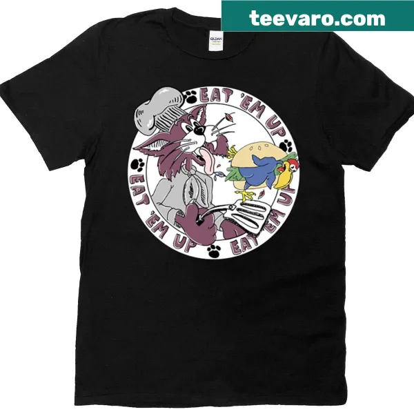 Vintage t-shirt with 'Eat Em Up' text for wildcat fans
