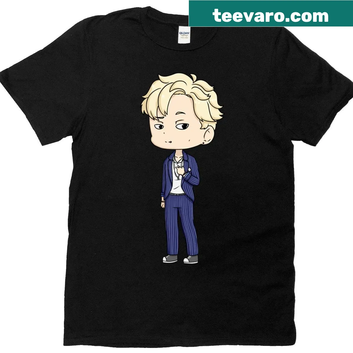 Baseball sleeve T-shirt featuring 'War Of Hormone' Rapmon design — on a men's t-shirt