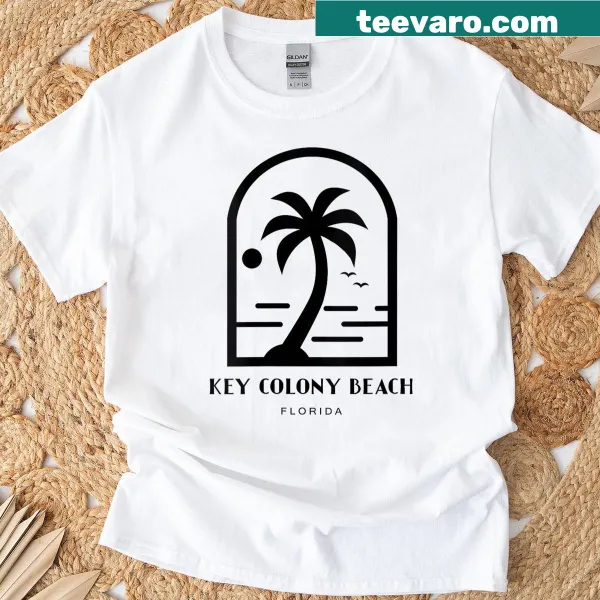 Key Colony Beach graphic T-shirt with coastal vibes