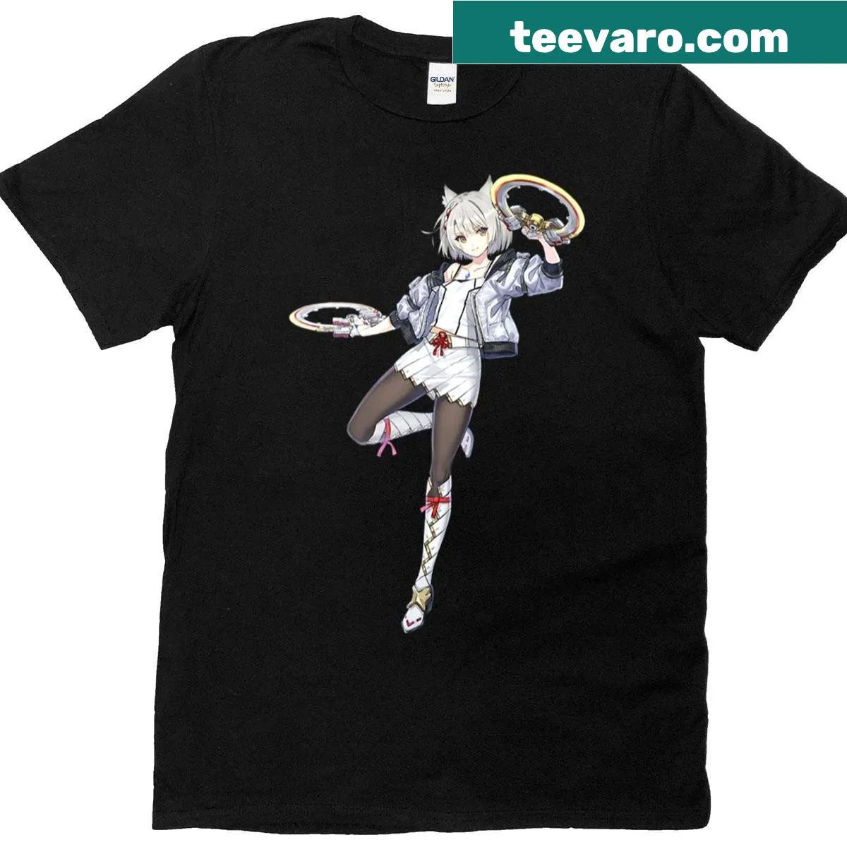 Cute girl illustration from Xenoblade Chronicles 3 — on a men's t-shirt