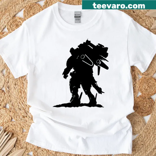 Xenoblade X Skell design printed on a T-shirt