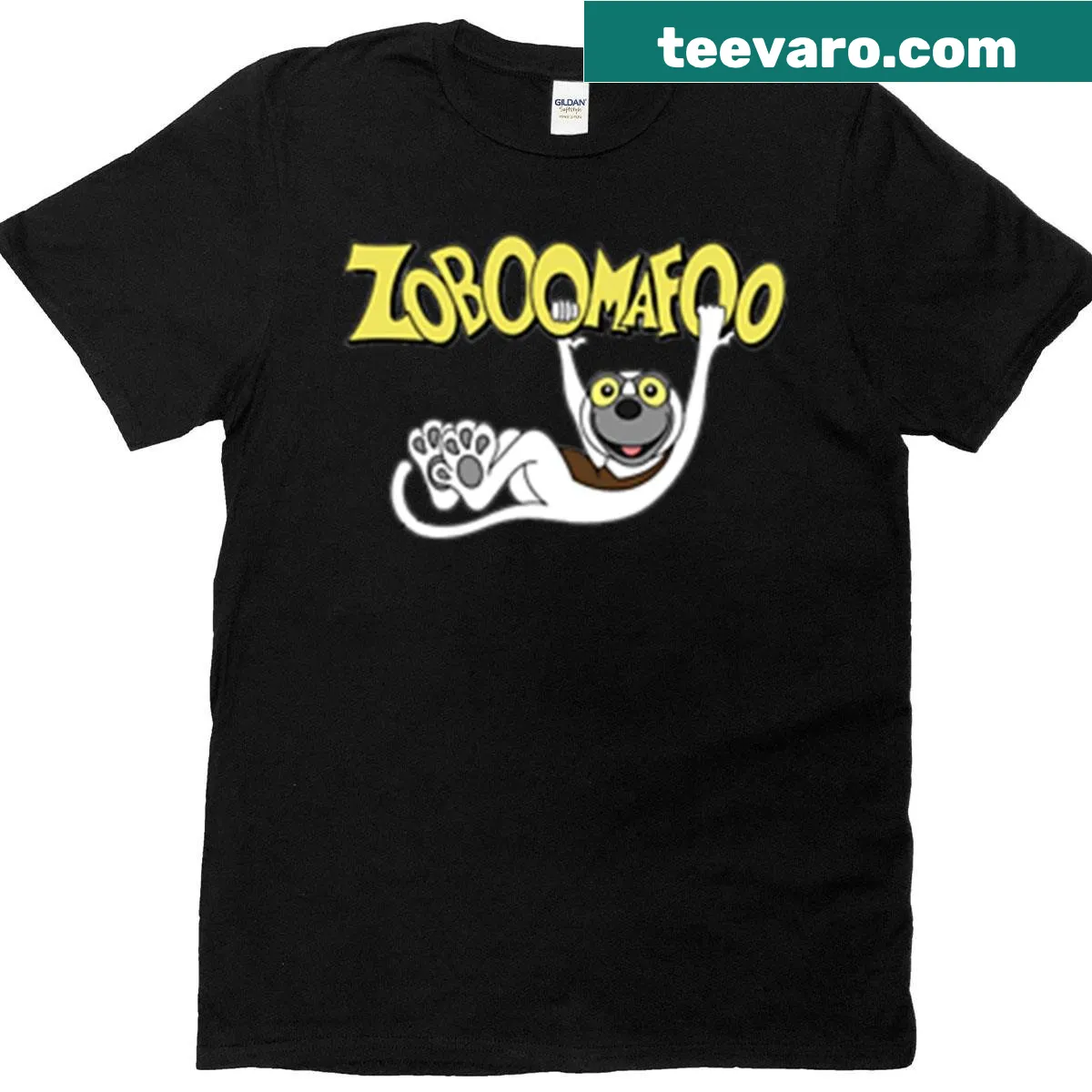 Retro Zoboomafoo logo on a nostalgic T-shirt — on a men's t-shirt
