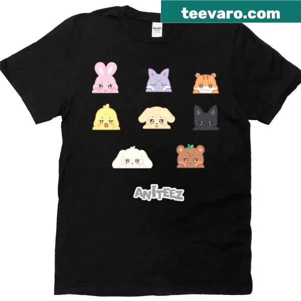 Shirt featuring 'Anittez' for Ateez fans