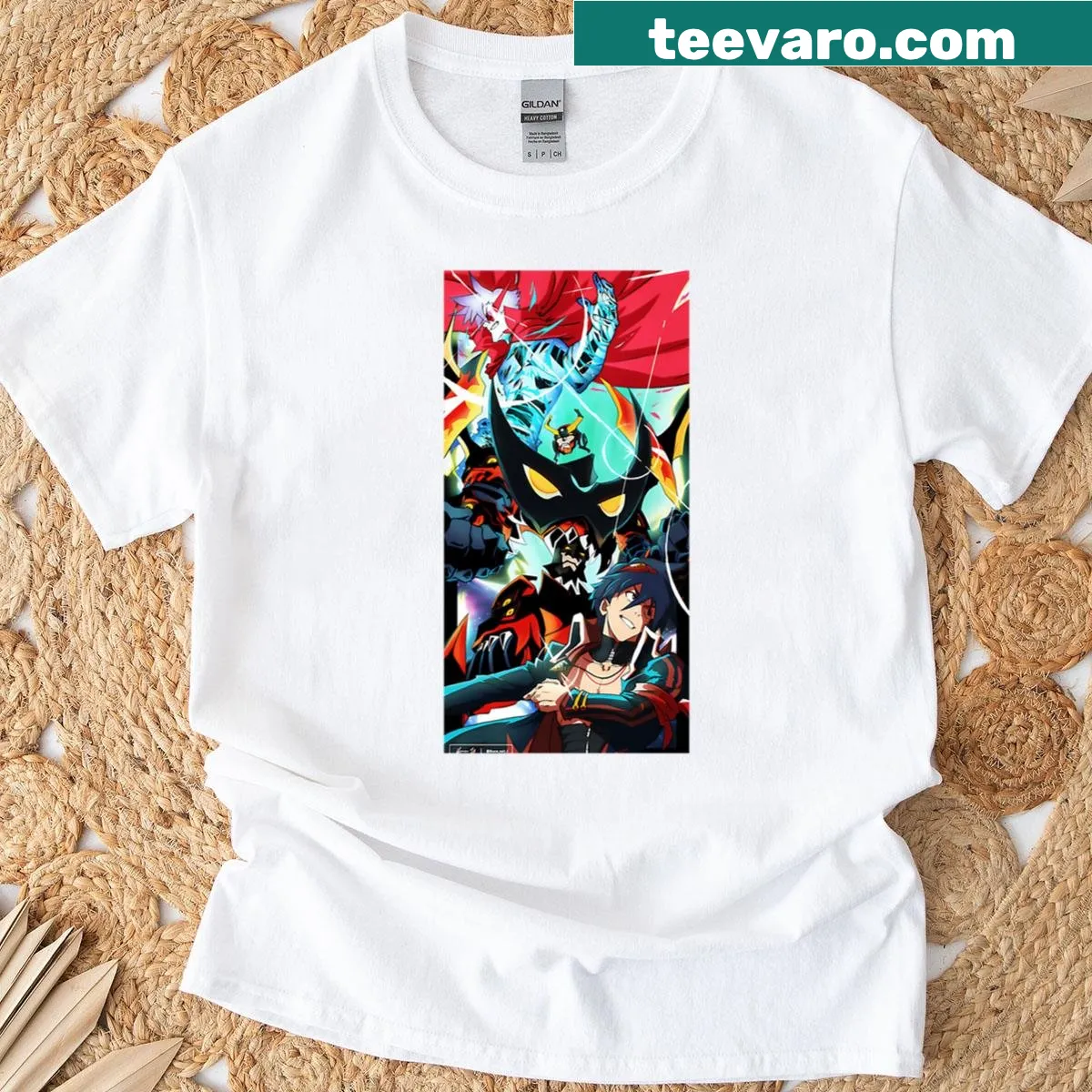 Vintage-style T-shirt featuring cartoon movie graphic — on a men's t-shirt