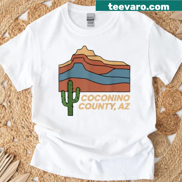 Illustration of Coconino County desert and canyons