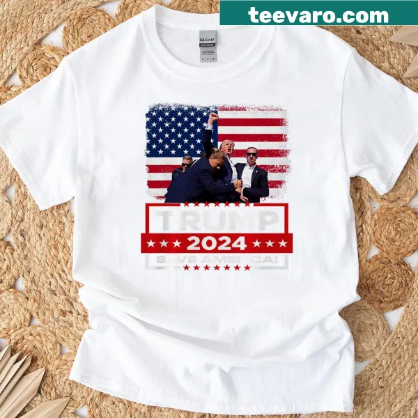 T-shirt with Donald Trump 2024 survival graphic