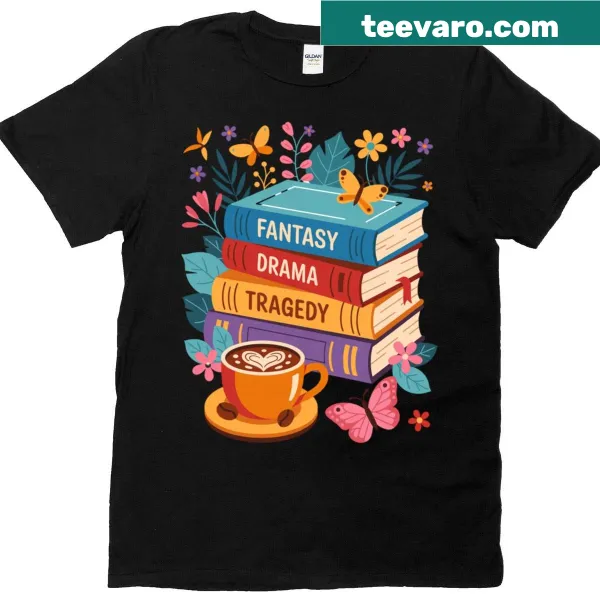 Subtle anti-Trump text design with literary themes on a t-shirt