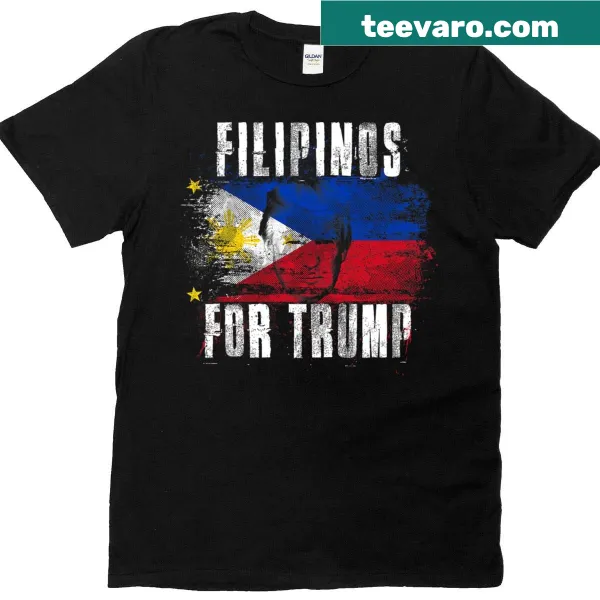 Patriotic T-shirt supporting both Filipino and American cultures