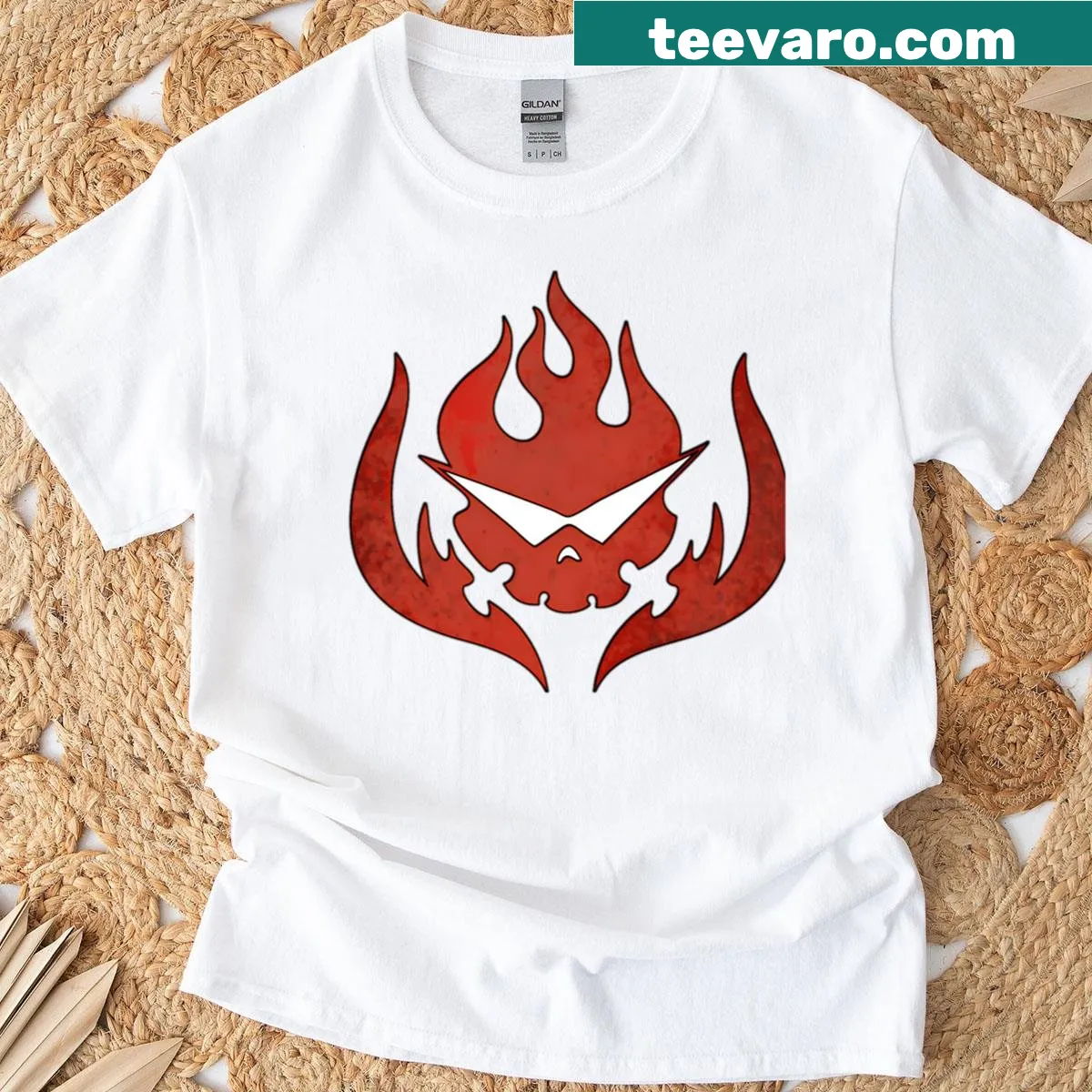 Cartoon t-shirt featuring vintage comedy and action film themes — on a men's t-shirt