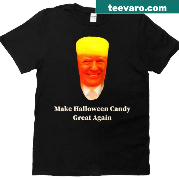 Raglan tee with humorous orange face design for Halloween.
