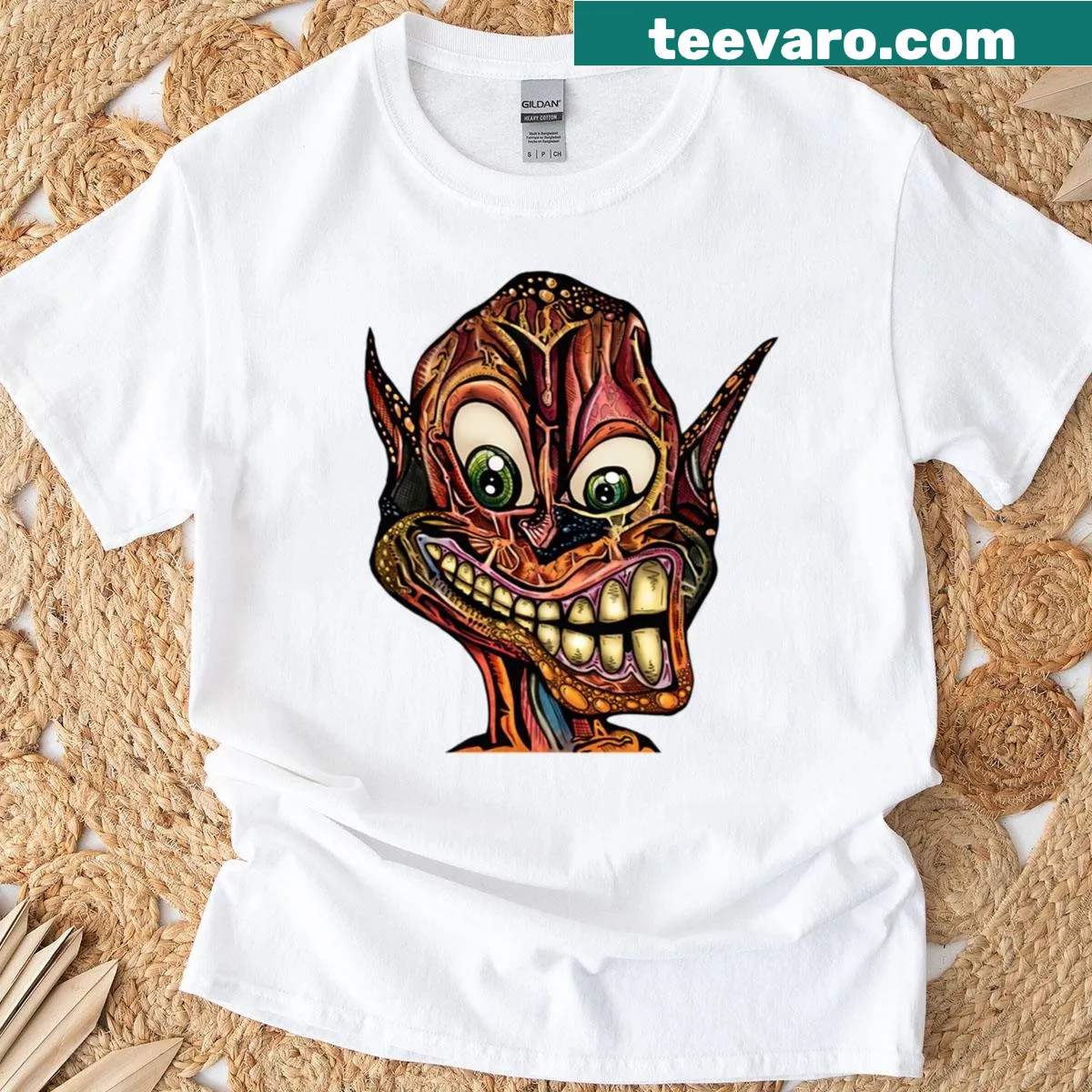 Goblin graphic oversized T-shirt — on a men's t-shirt