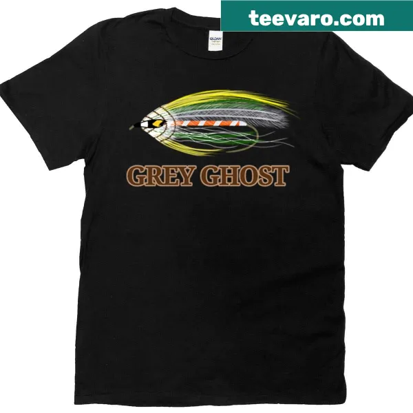 Fun Grey Ghost character on a playful T-shirt