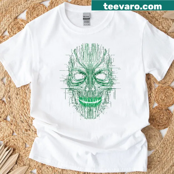 Halloween-themed T-shirt with spooky graphics