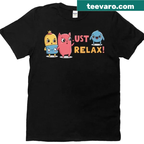 Cartoon t-shirt featuring a happy roaring lion