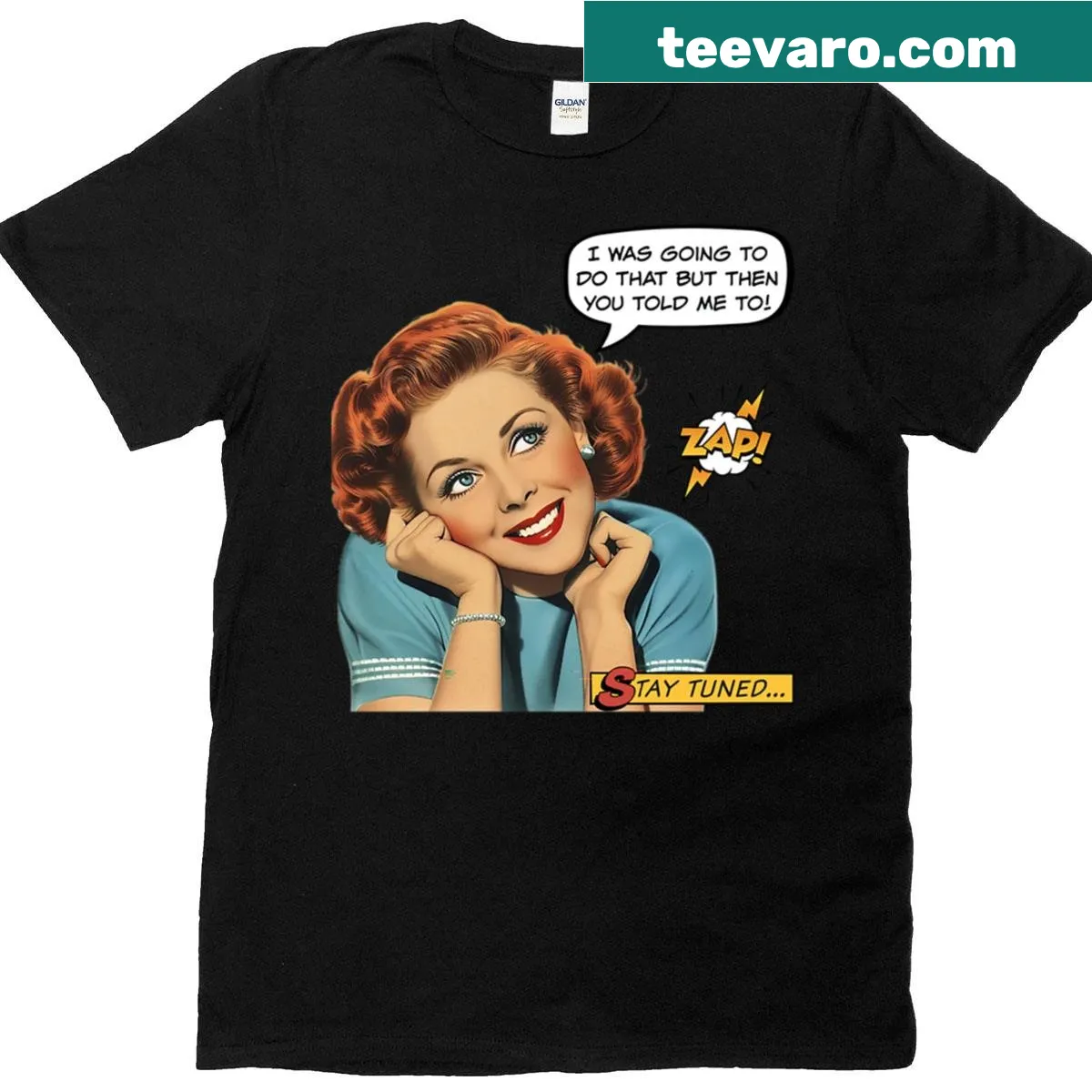 Sarcastic T-shirt about procrastination in the office — on a men's t-shirt