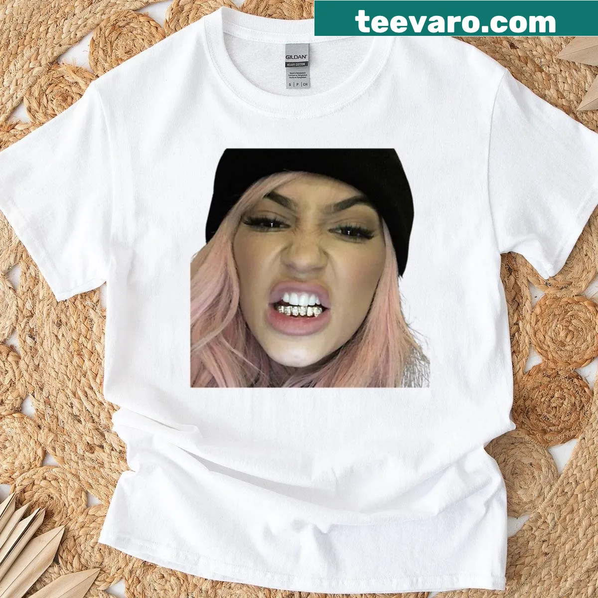 Bold typography T-shirt displaying the phrase 'King Kylie' — on a men's t-shirt