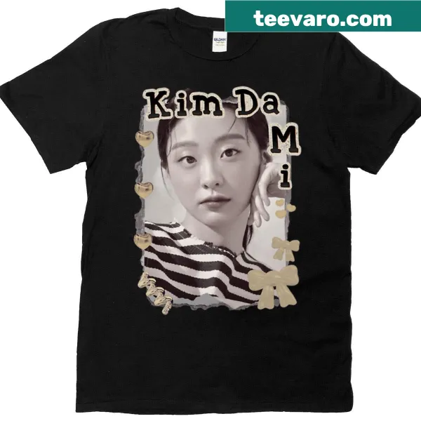 K-Dramas themed T-shirt featuring Kim Da-mi collage design