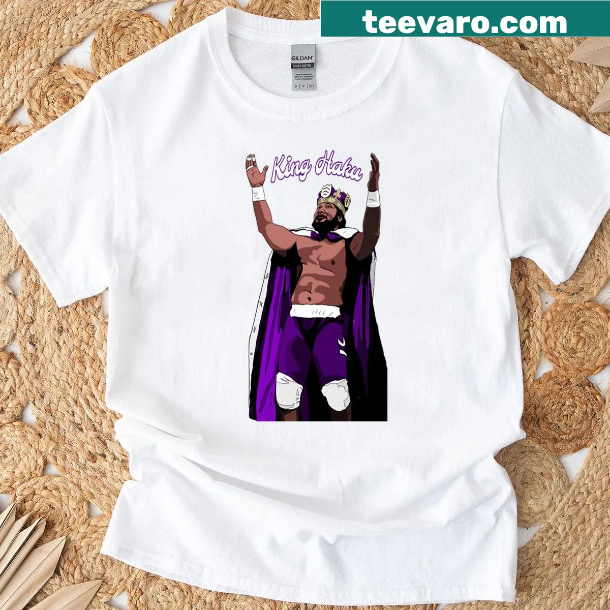 Graphic of the King Of The Island on a shirt. — on a men's t-shirt