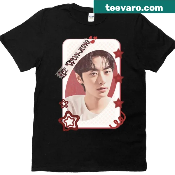 Collage design featuring Lee Won-jung with Kdrama aesthetic elements