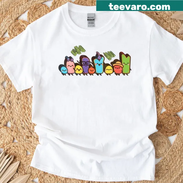 Graffiti-style illustration celebrating friendship on a t-shirt
