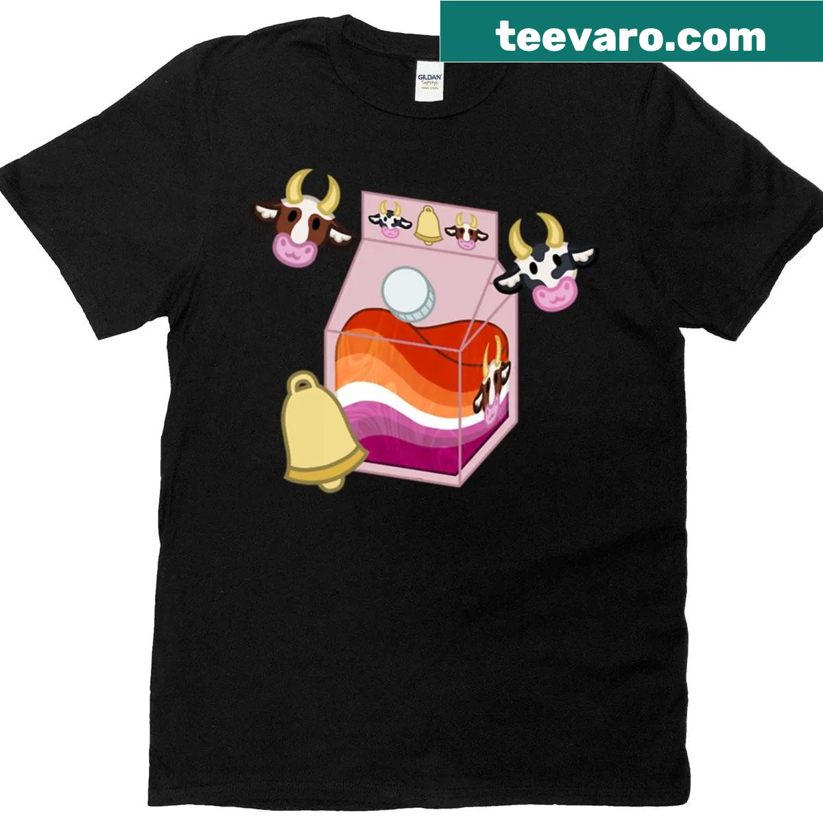 Playful LGBTQ Milk design on a T-shirt — on a men's t-shirt