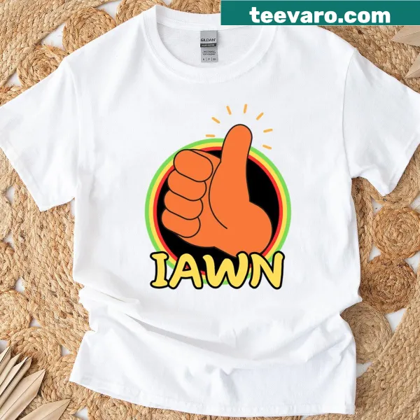 Typography t-shirt with the saying 'Ok All Right Iawn'