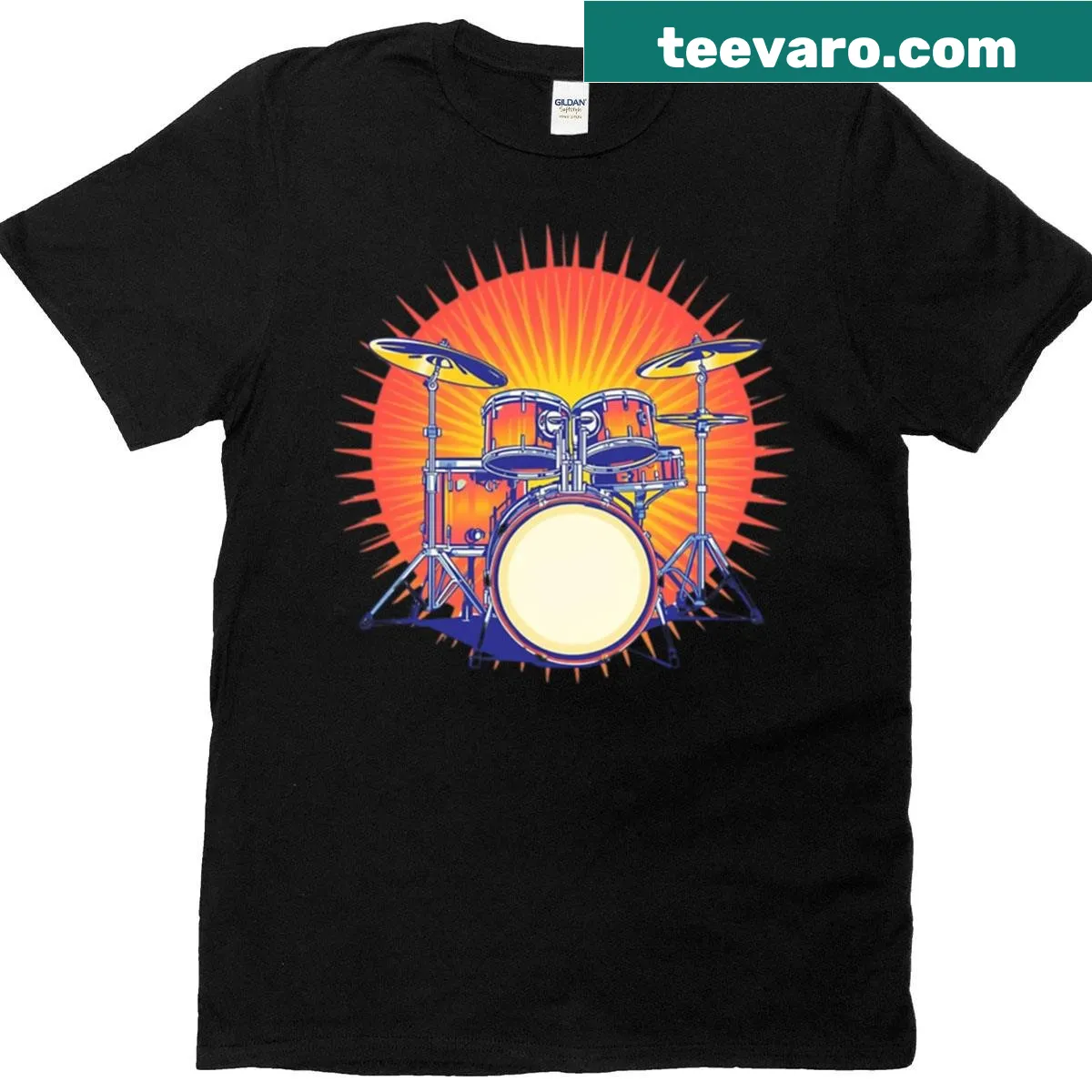 Pop Art Dumset T-shirt with a playful retro graphic design — on a men's t-shirt