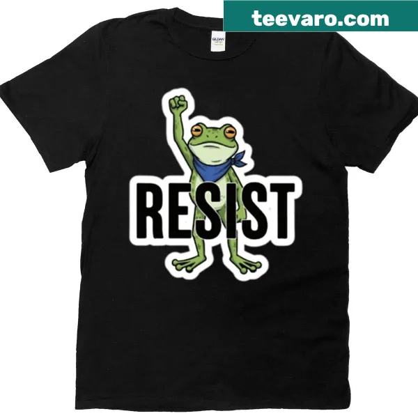 Charming frog graphic on a casual t-shirt