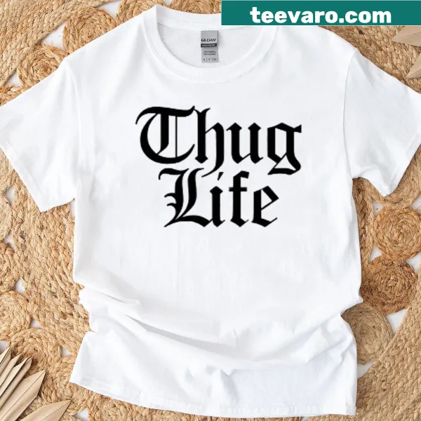 Edgy typography design representing rap culture on a T-shirt