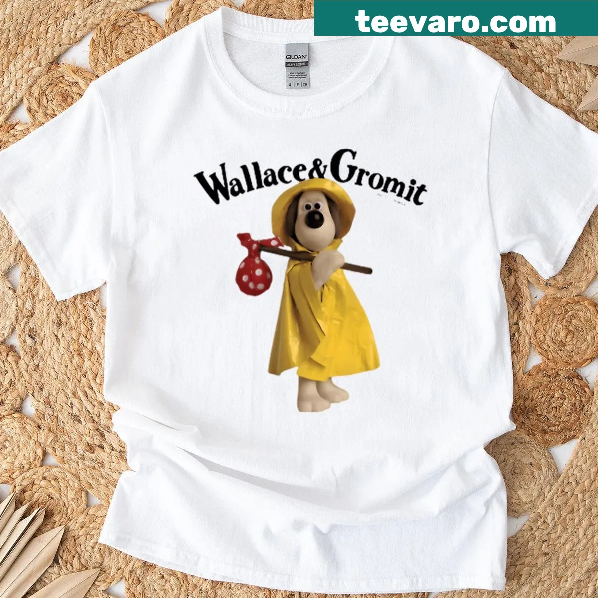 Vintage cartoon character graphic T-shirt inspired by 90s TV shows — on a men's t-shirt