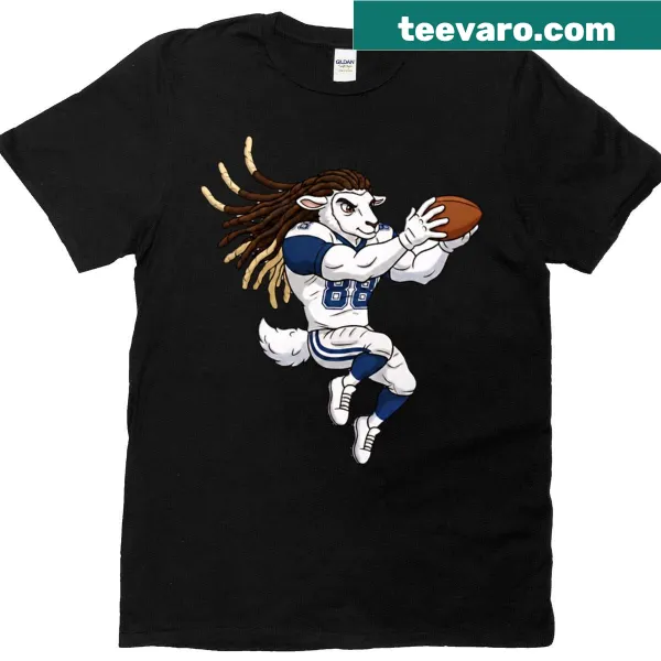 Cute illustration of a lamb on a T-shirt, promoting warmth and joy.