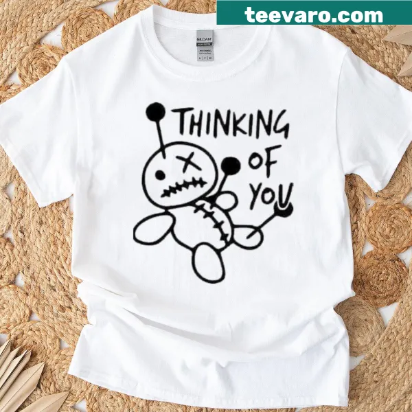 T-shirt with heartwarming text 'Thinking Of You' for emotional connection