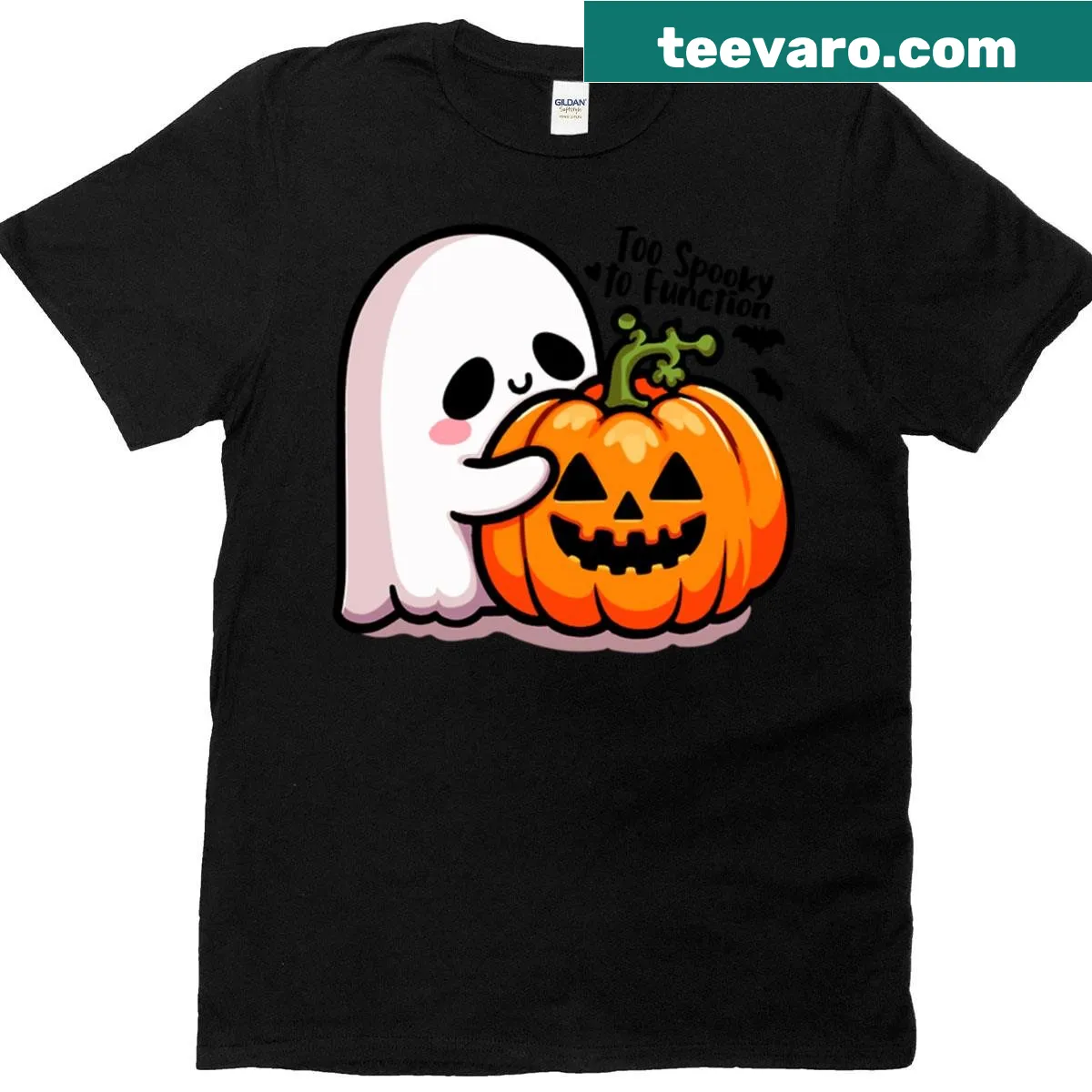 Edgy humor T-shirt with the phrase 'Too Creepy To Work' in a playful design — on a men's t-shirt
