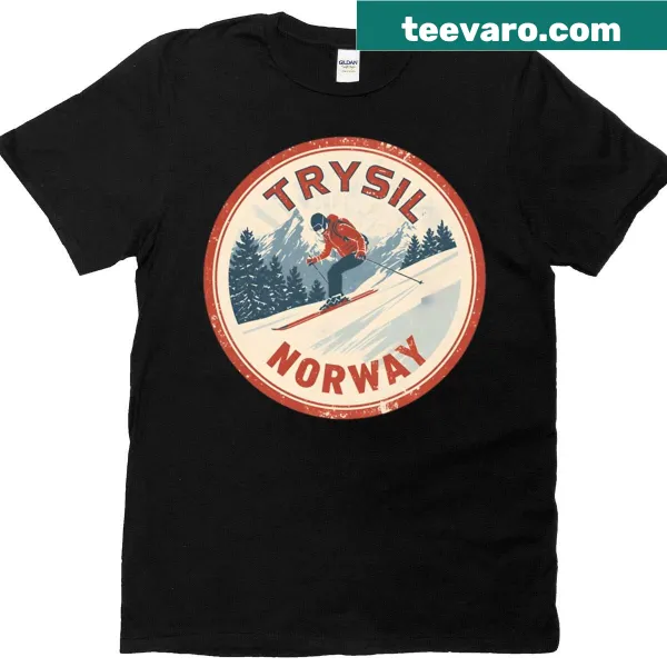 T-shirt with illustration inspired by Trysil, Norway